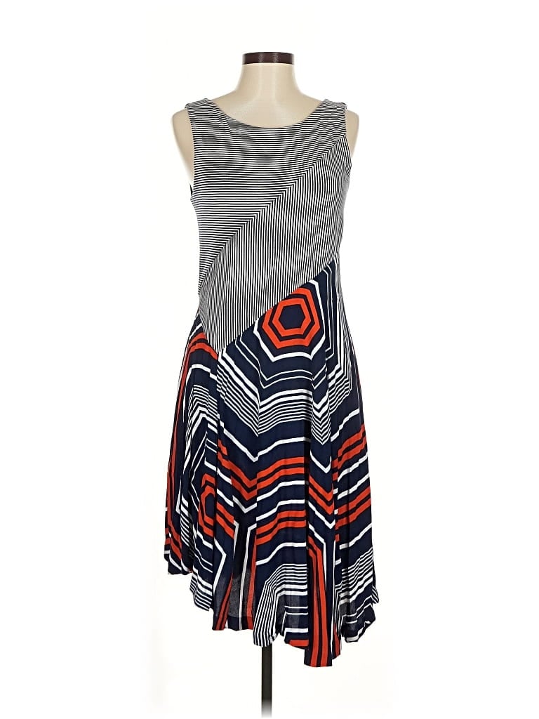 Pre-owned Maeve Casual Dress In Gray