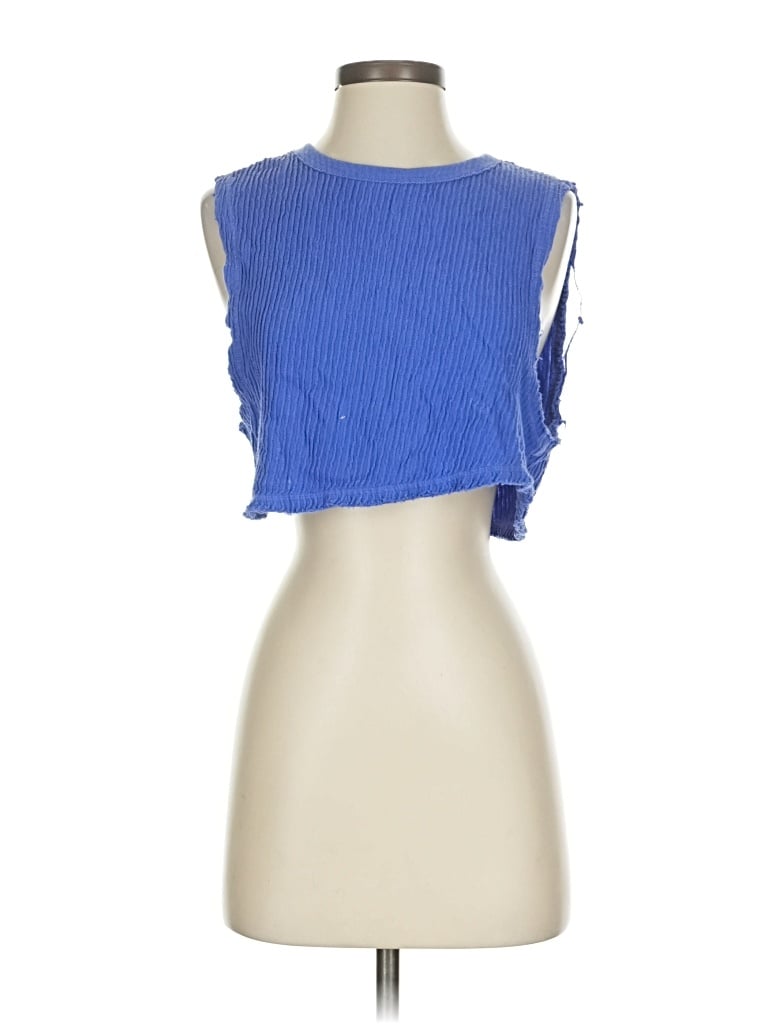 Pre-owned Fp Movement Sleeveless T-shirt In Blue