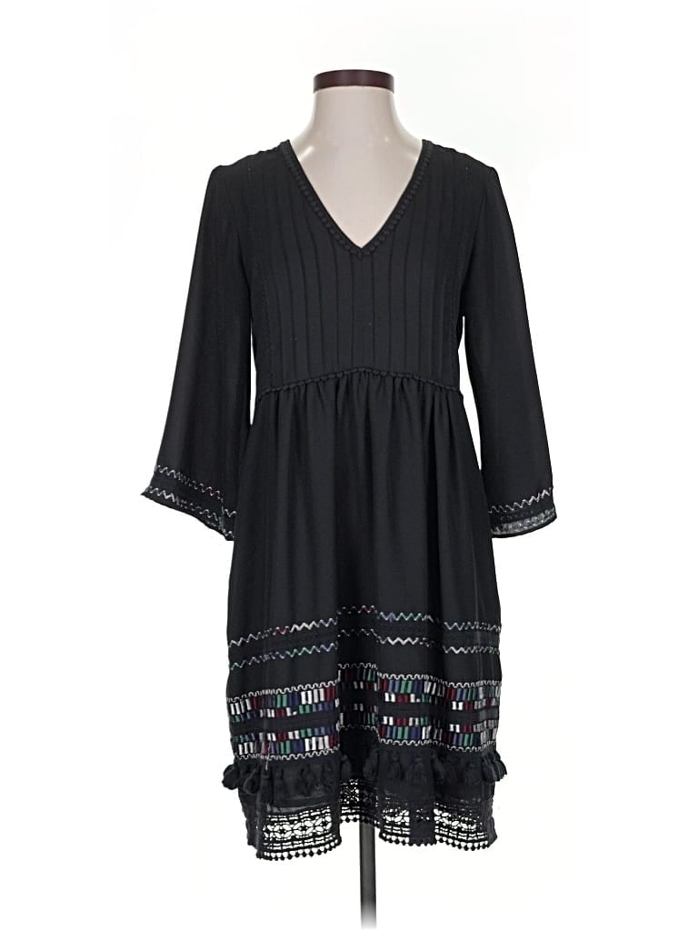 Pre-owned Ranna Gill Casual Dress In Black