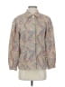 Koret Paisley Tan Long Sleeve Blouse Size S (petite) - photo 1