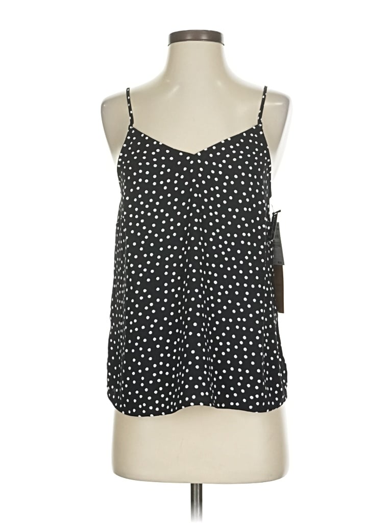 Pre-owned Nordstrom Sleeveless Top Black Sweetheart Neckline Tops