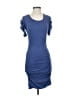 Sundry Solid Blue Casual Dress Size XS (0) - photo 1