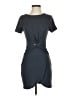 Assorted Brands Solid Gray Blue Casual Dress Size S - photo 1