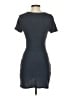 Assorted Brands Solid Gray Blue Casual Dress Size S - photo 2