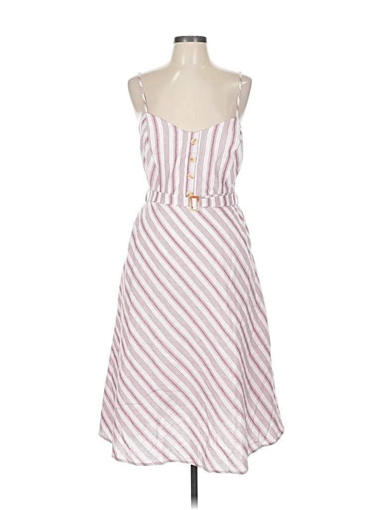 Pre-owned Davi & Dani Casual Dress In White