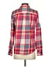 Broadway & Broome Plaid Red Long Sleeve Button-Down Shirt Size S - photo 2