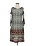 Haani Print Gray Black Casual Dress Size M - photo 1