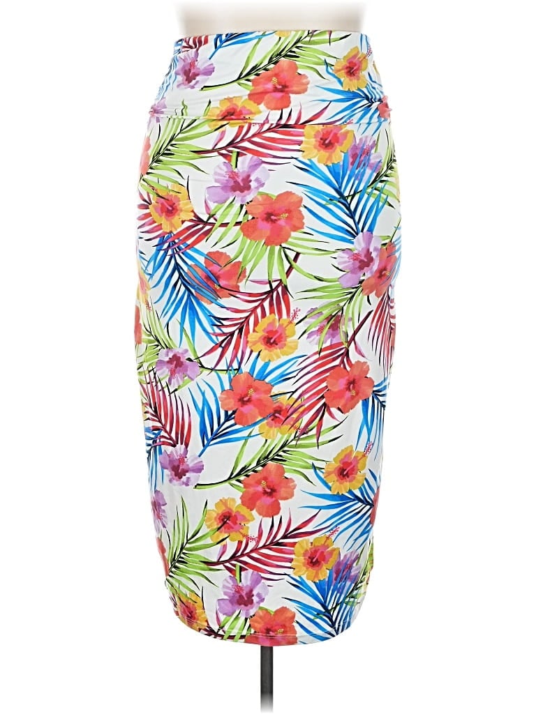 Pre-owned Assorted Brands Casual Skirt In White