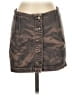 Wildfox Camo Brown Denim Skirt Size 25 waist - photo 1