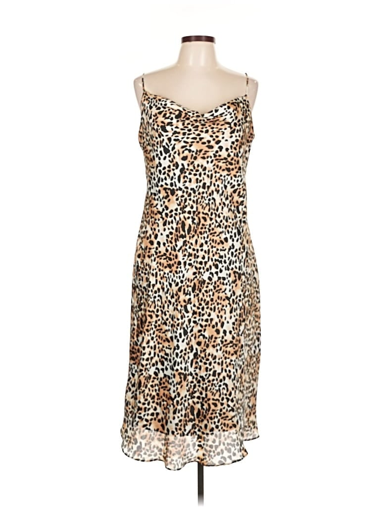 Pre-owned Bcbg Paris Cocktail Dress In Brown