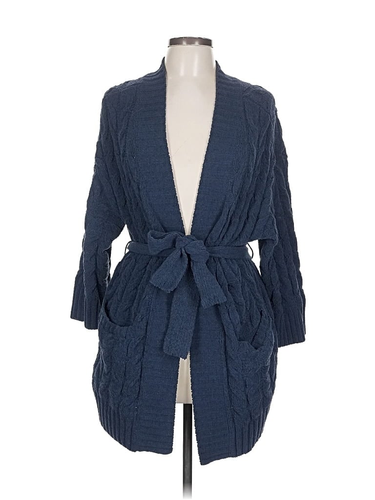 Pre-owned Tommy Bahama Cardigan Sweater In Blue