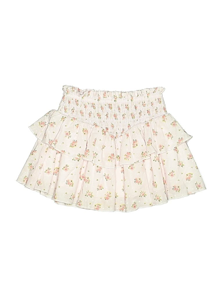 Pre-owned Katie J Nyc Kids' Skirt In White