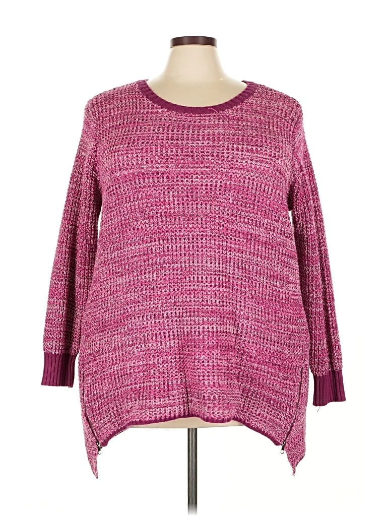 Pre-owned D&co. Pullover Sweater In Pink