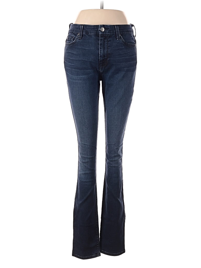 Pre-owned 7 For All Mankind Jeans In Blue