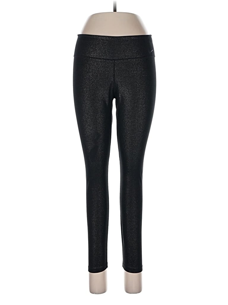 Pre-owned Nike Active Pants In Black