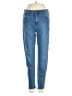 Just Black Solid Blue Jeans Size 26 waist (petite) - photo 1