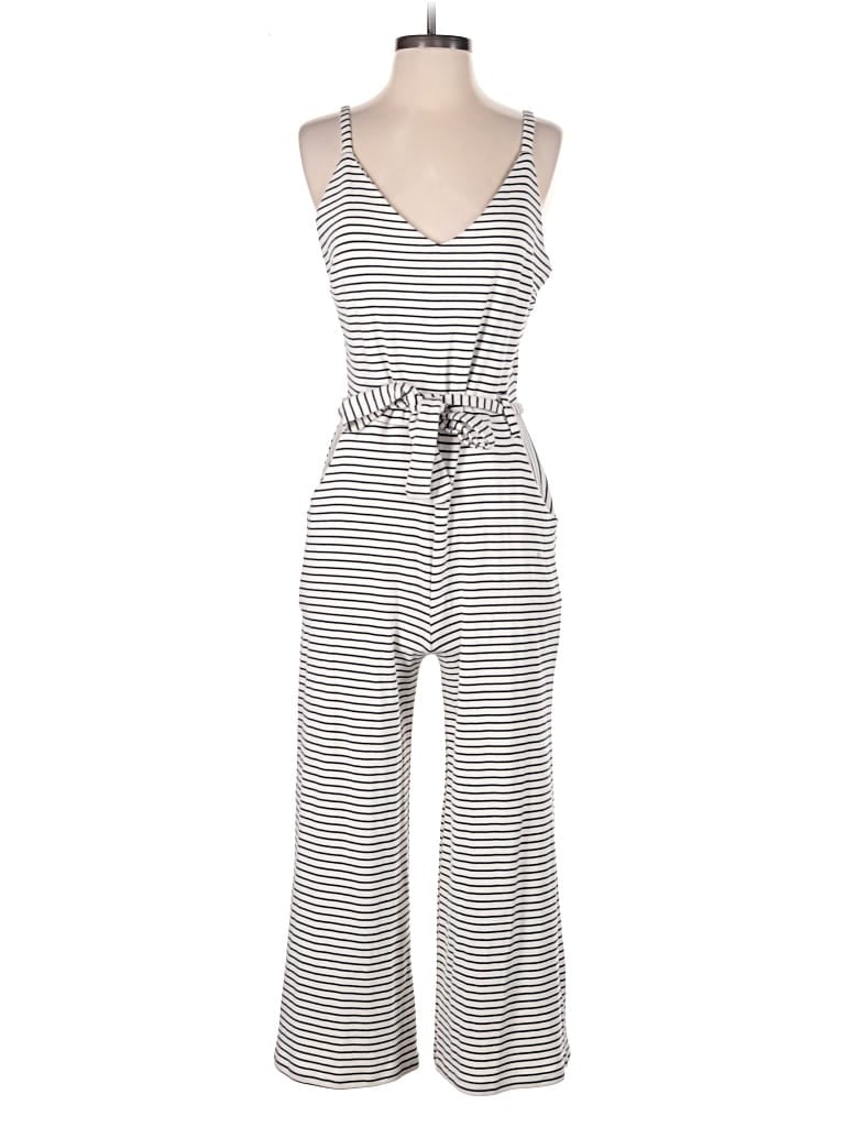 Pre-owned Monteau Jumpsuit In Gray