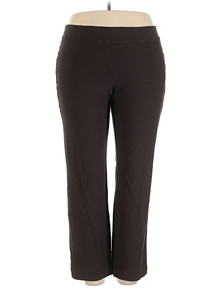 Pre-owned Eileen Fisher Active Pants In Brown