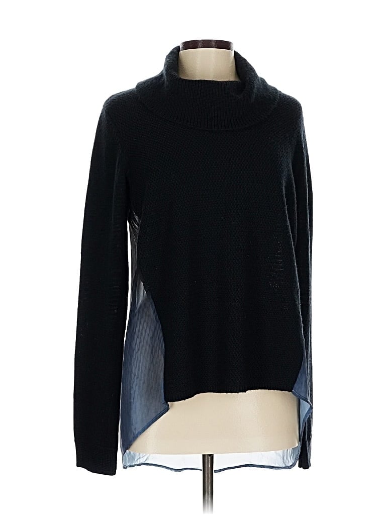 Pre-owned T Tahari Turtleneck Sweater In Black