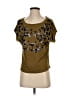 Express Brown Short Sleeve Top Size XS - photo 1