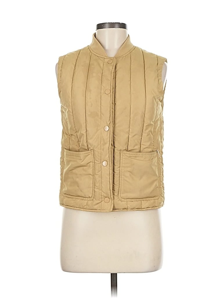 Pre-owned H&m Vest In Gold