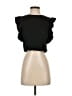 Zara Black Short Sleeve Top Size S - photo 1