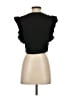 Zara Black Short Sleeve Top Size S - photo 2