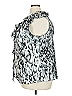Sunny Leigh 100% Polyester Silver Sleeveless Blouse Size 3X - photo 5