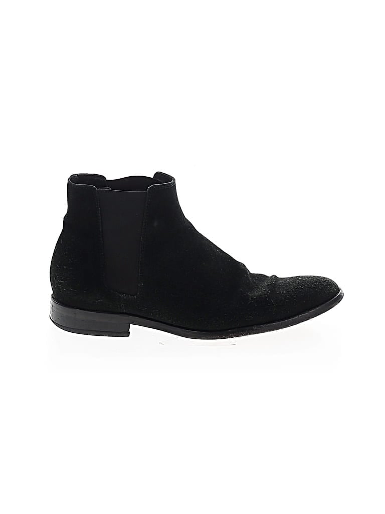 Pre-owned Sandro Ankle Boots In Black