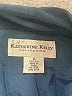 Katherine Kelly Collection 100% Silk Teal Blue Jacket Size 10 - photo 6