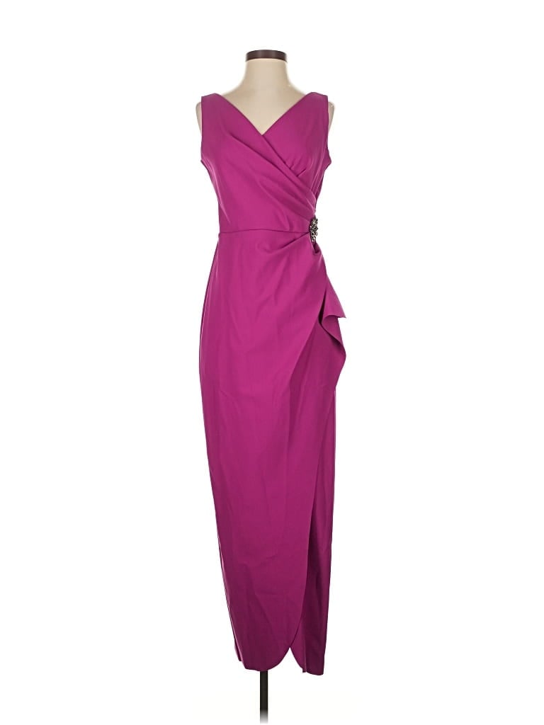 Pre-owned Alex Evenings Cocktail Dress In Purple