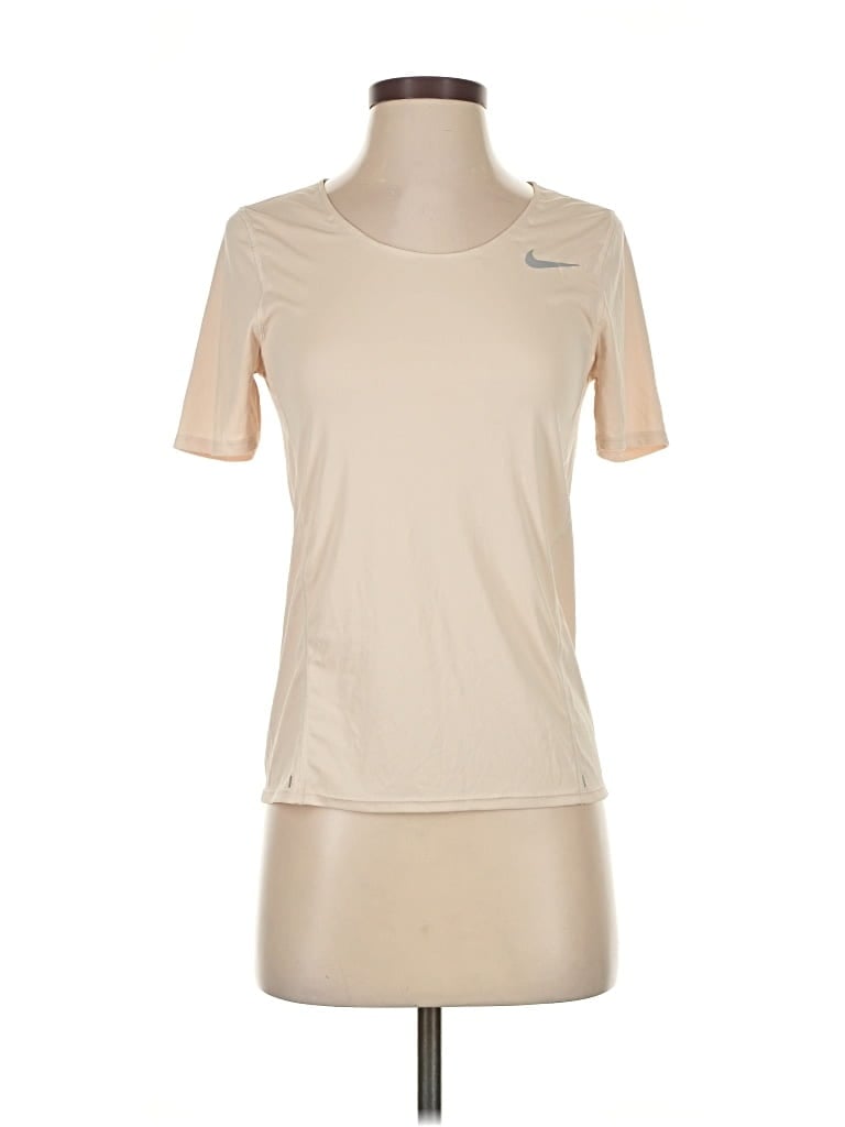 Pre-owned Nike Active T-shirt In Brown