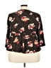 Torrid Black 3/4 Sleeve Blouse Size 3X Plus (3) - photo 2