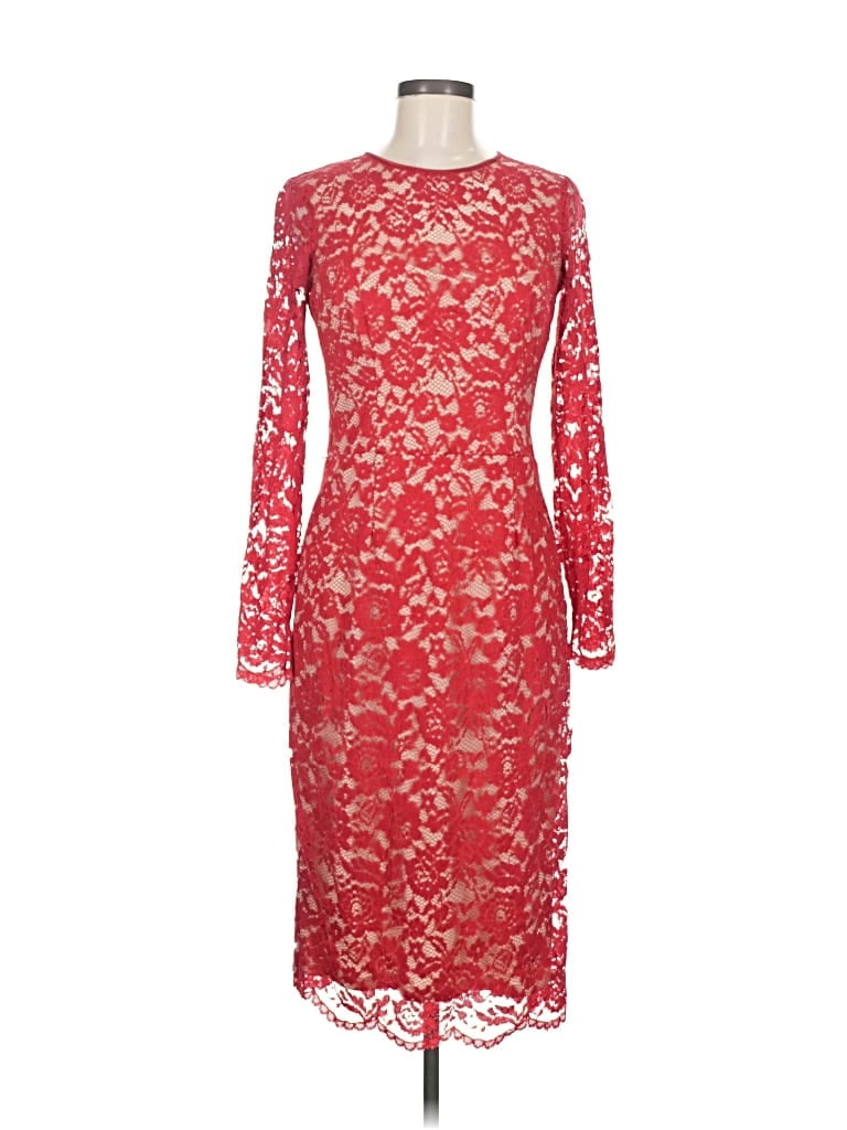 Pre-owned Maggy London Cocktail Dress In Red