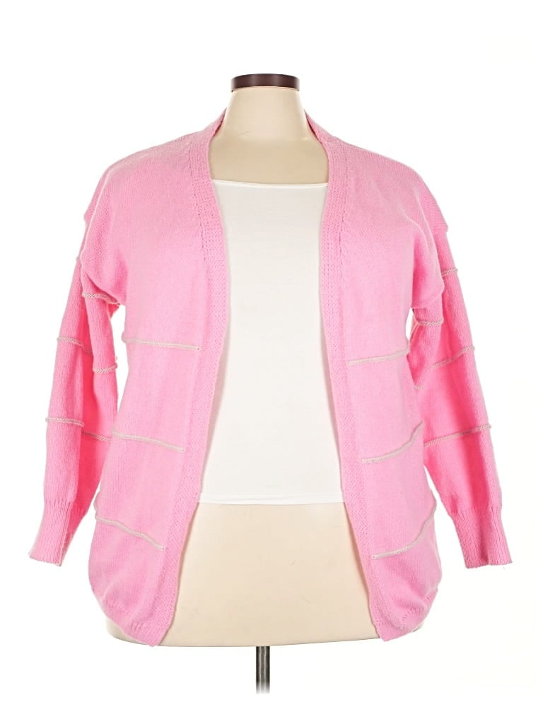 Pre-owned Unbranded Cardigan Sweater In Pink