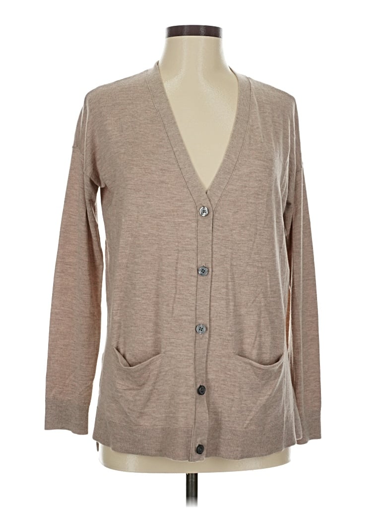Pre-owned Ann Taylor Loft Cardigan Sweater In Brown