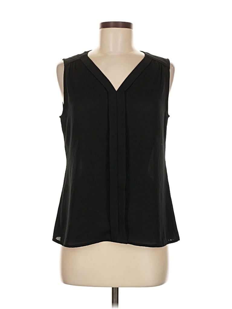 Pre-owned Banana Republic Sleeveless Blouse In Black