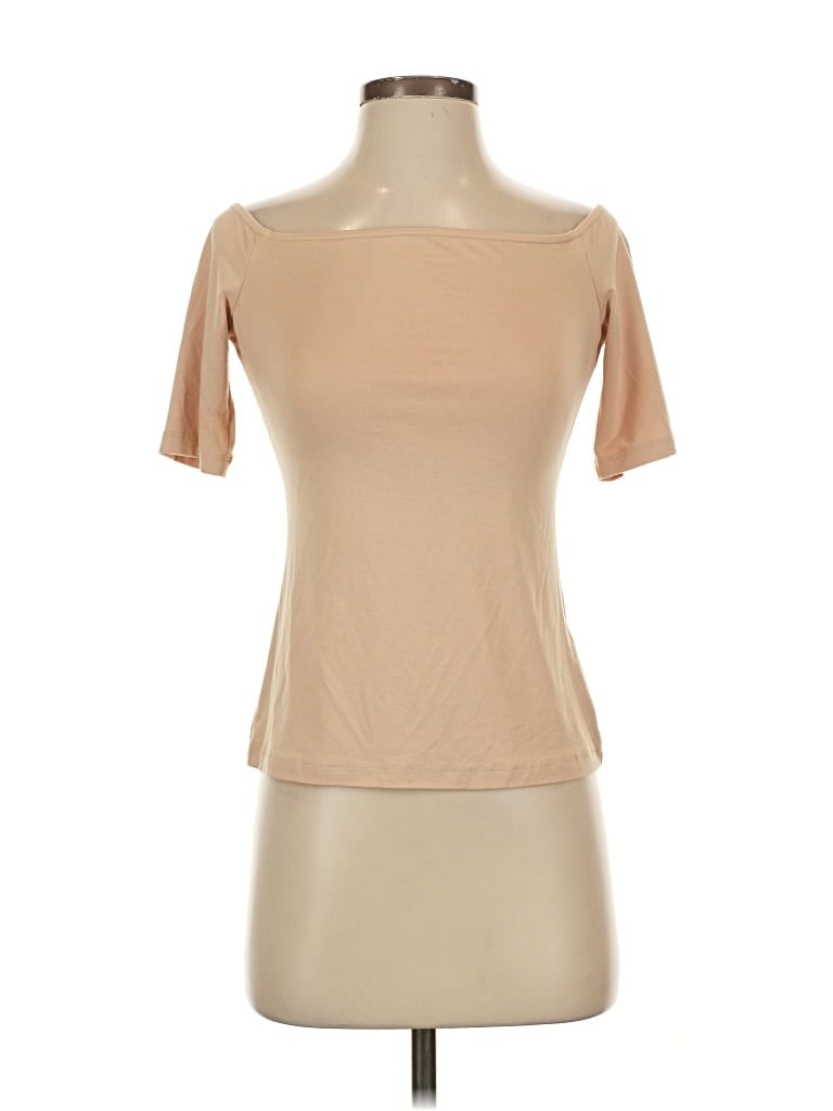 L'agence Short Sleeve T-shirt In Brown