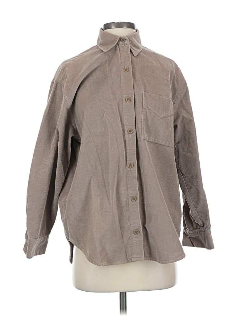 Pre-owned Wild Fable Cardigan Sweater In Brown