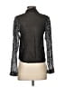 Conditions Apply 100% Viscose Black Long Sleeve Blouse Size XS - photo 2