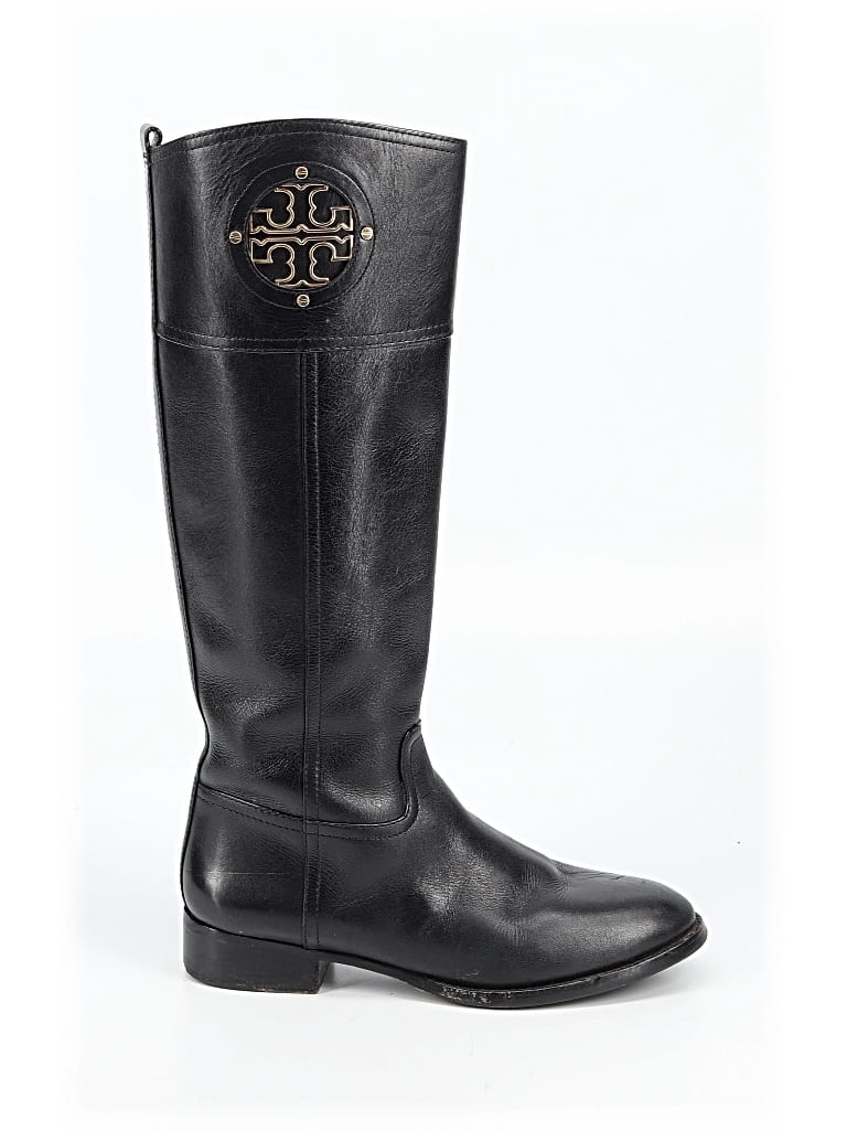 Pre-owned Tory Burch Boots In Black