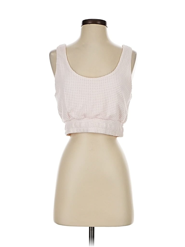 Pre-owned Surf Gypsy Sleeveless Top Pink Square Neckline Tops