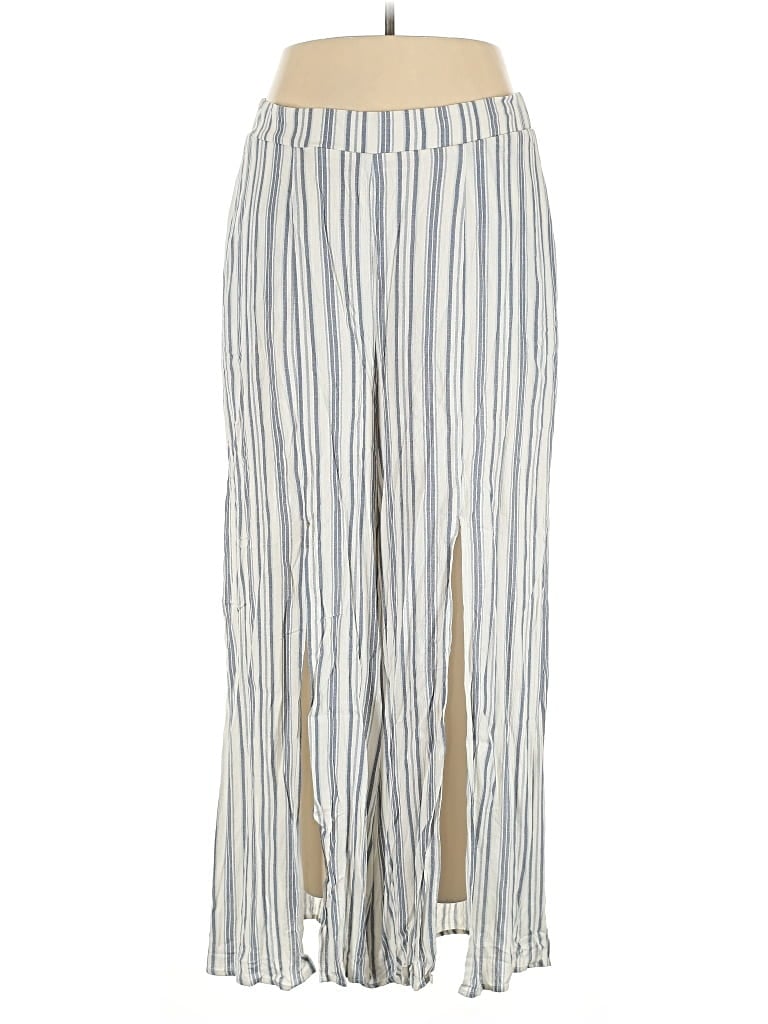 Forever 21 Plus Casual Pants In Silver