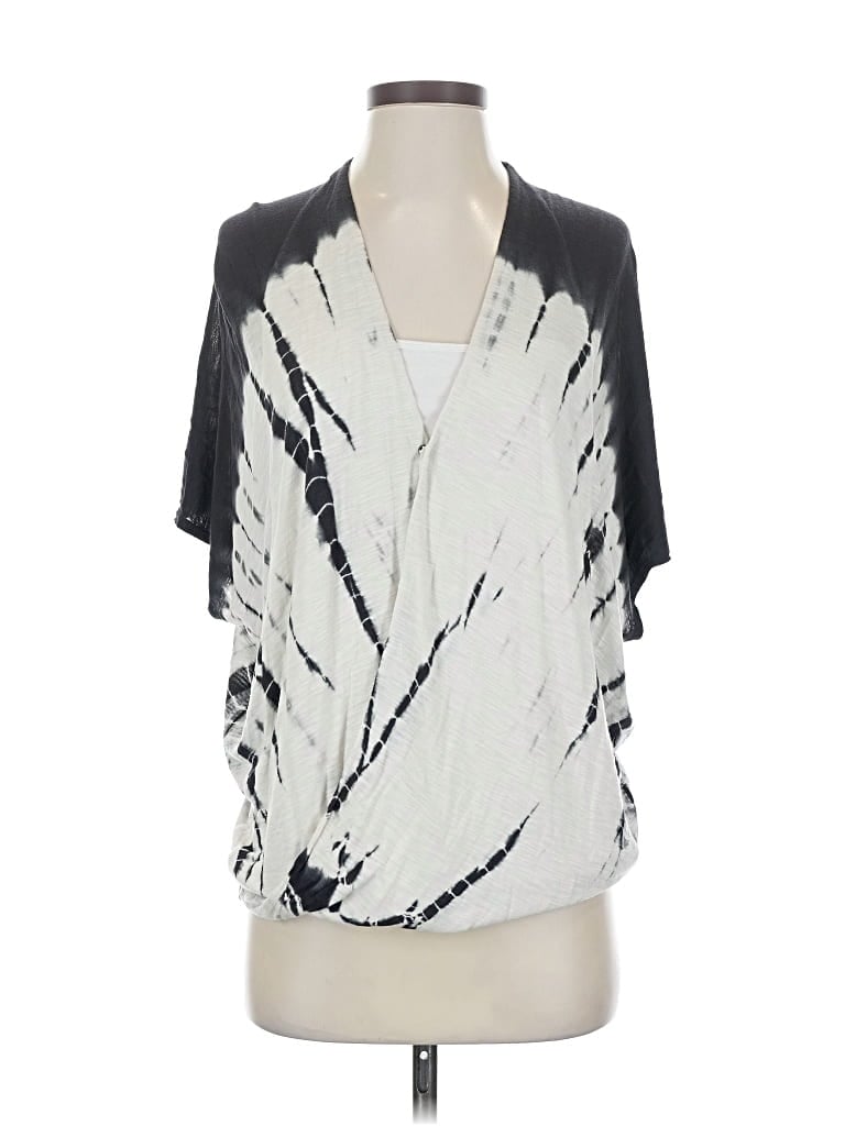 Pre-owned Young Fabulous & Broke Kimono In Gray