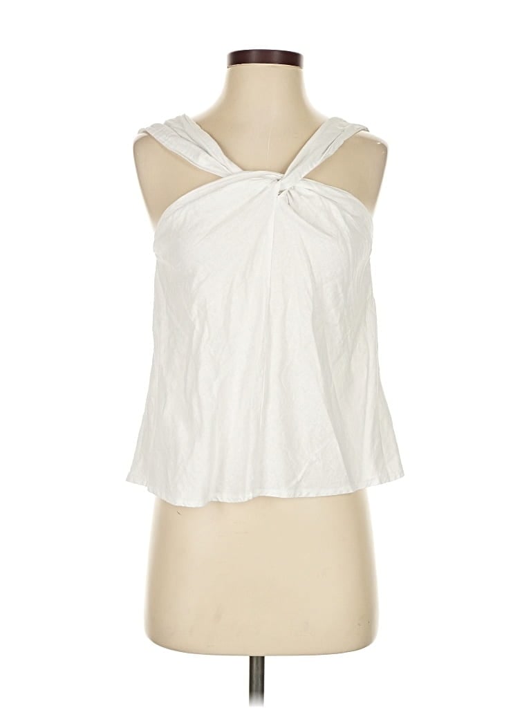 Pre-owned Assorted Brands Sleeveless Blouse In White