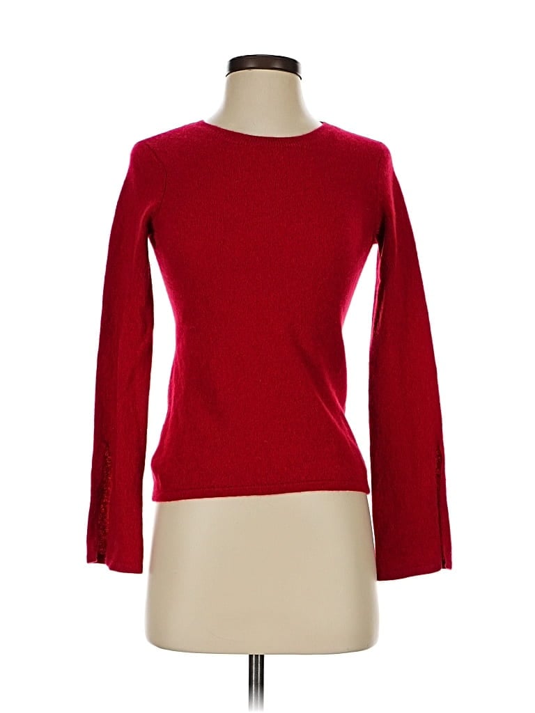 Pre-owned The Limited Cashmere Pullover Sweater In Red