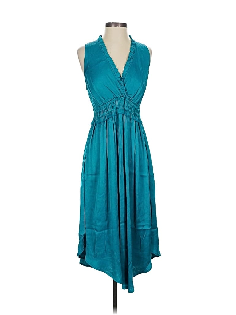Pre-owned Maeve Casual Dress In Blue