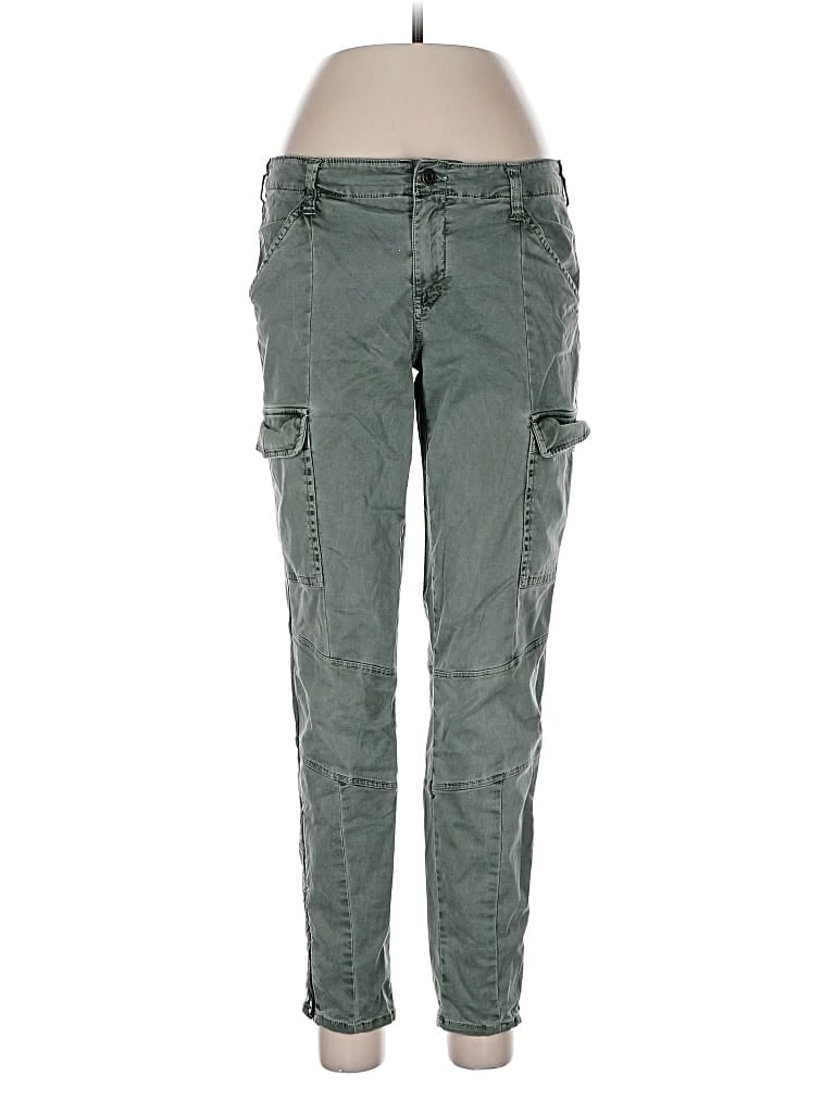 Pre-owned Banana Republic Factory Store Cargo Pants In Green