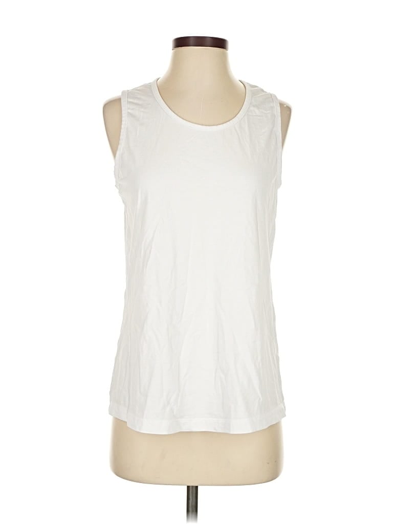 Pre-owned Assorted Brands Sleeveless T-shirt In White