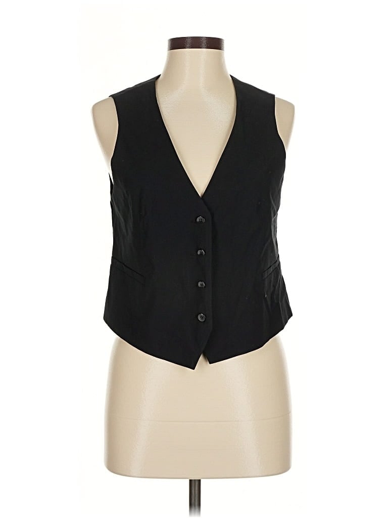 Pre-owned Forever 21 Tuxedo Vest In Black